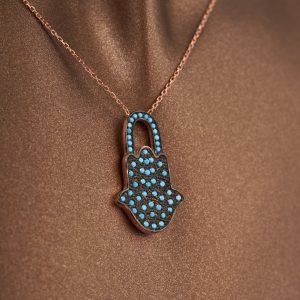 Fatma Eli 925 Ayar Gümüş Kolye