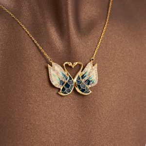 Kuğu 925 Ayar Gümüş Kolye