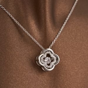 Zirkon Taşlı 925 Ayar Gümüş Kolye